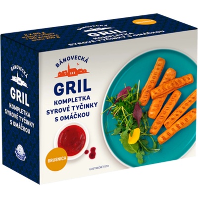 Milsy Gril kompletka Sýrové tyčinky s brusinkovou omáčkou 210 g