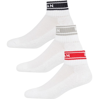 Ben Sherman Чорапи Ben Sherman Men's Phantom Cotton Invisible Liner Socks - White