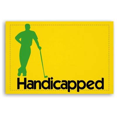 Fotoobraz 90x60 cm střední Handicapped