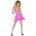 Black Level Vinyl Waisted Dress 2851628 Pink XL