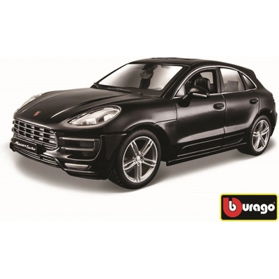 Bburago Plus Porsche Macan metalíza BB18-21077 černá 1:24