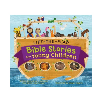 Lift-The-Flap Surprise Bible Stories | Andrew J DeYoung, Naomi Joy Krueger, Megan Higgins
