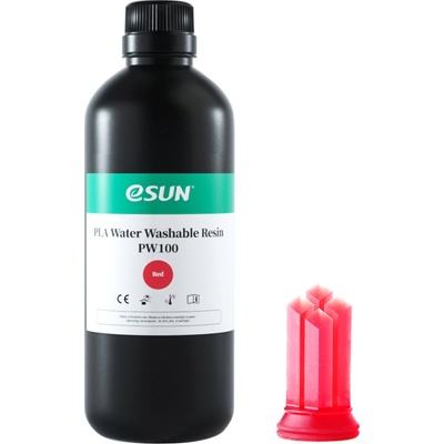 eSUN PW100 PLA Water Washable Resin Red - 1.000 g (PLA-WATERWASHABLERESIN-R)