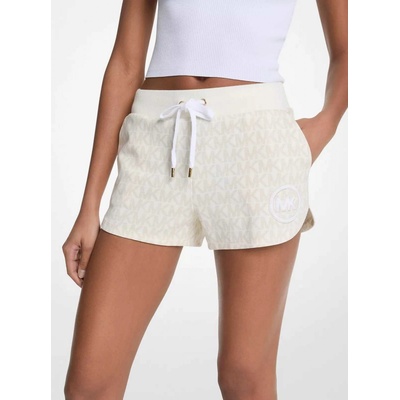 Michael Kors dámské šortky Logo Print Cotton mléčné