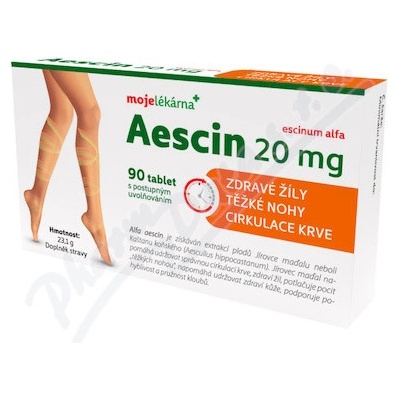 Moje lékárna Aescin 20mg 90 tablet