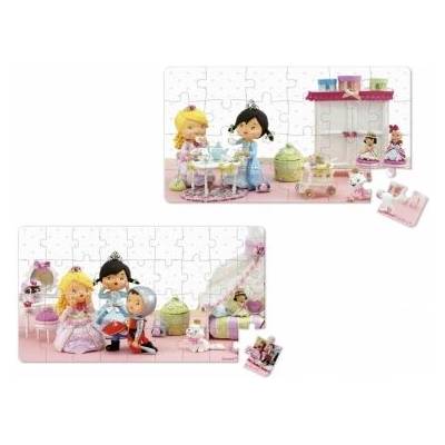 Janod - Двоен пъзел - Роуз в ролята на принцеса (J02770)