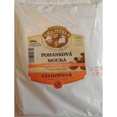 Šmajstrla Pohanková celozrnná mouka 500 g – Zboží Dáma