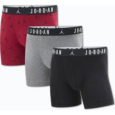 Мъжки боксерки Nike Jordan JHM Flight Cotton Essential 3 чифта gym red