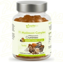 Nutricius 11 Mushroom Complex 500 mg gummies 60 ks