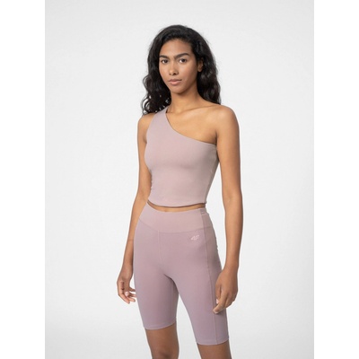 4F 4FSS23TTIGF042 dámske legínové kraťasy beige