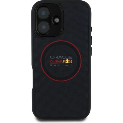 Red Bull PU Leather Red Ring MagSafe pre iPhone 16 Plus Navy