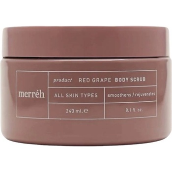 Merréh Red Grape Скраб за тяло, 240 ml