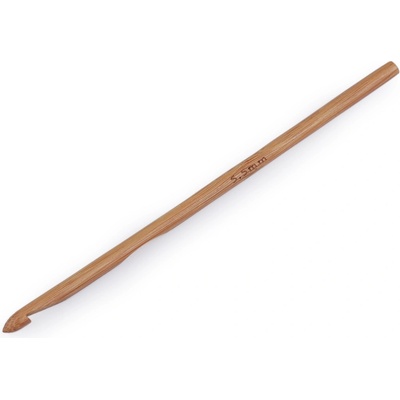 Prima-obchod Bambusový háček na háčkování vel. 3; 4; 4,5; 5; 5,5, barva 7 (5,5 mm) bambus tmavý