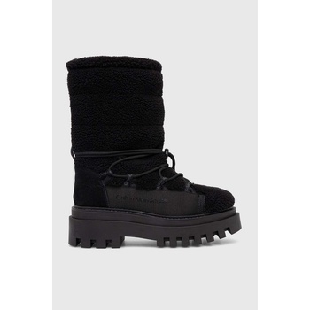 Calvin Klein Jeans Апрески Calvin Klein Jeans FLATFORM SNOW BOOT SHERPA WN в черно YW0YW01195 (YW0YW01195)