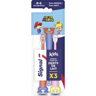 Signal Dětský zubní kartáček Ultra Soft 3 ks