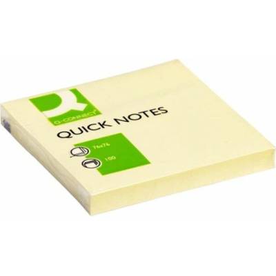 Q-CONNECT Bloček Q-CONNECT žltý 76x76mm (QC010502)