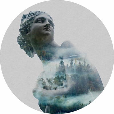 Komar Samolepicí vliesová fototapeta Dot Gaia pr. 125 cm