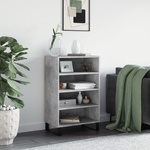 vidaXL Висок шкаф, бетонно сив, 57x35x90 см, инженерно дърво (827240)