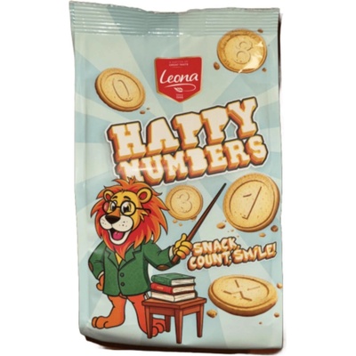 Leona Бисквити Хепи Намбърс 200г