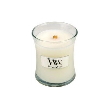 WoodWick White Tea & Jasmine ароматна свещ с дървен фитил 85 гр
