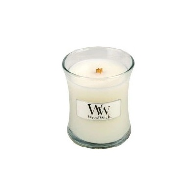 WoodWick White Tea & Jasmine ароматна свещ с дървен фитил 85 гр