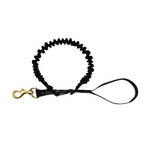 K9 Thorn Абсорбираща каишка с карабинер, черна, XL (0011/16.BLK.XL)