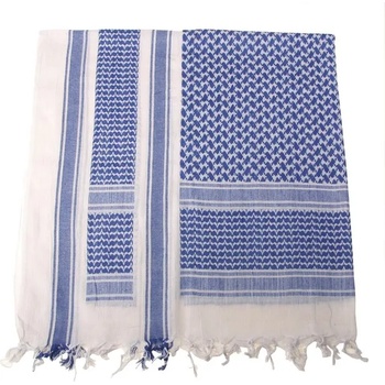 MFH PLO памучна арафатка, синьо-бяла, 115x110см (16503G)