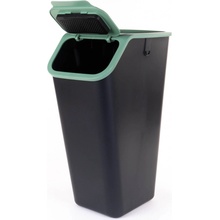 Practic Odpadkový koš na tříděný odpad, 35 l, zelené víko