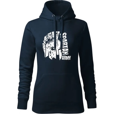 DRAGOWA дамски суитшърт с качулка Леонид, тъмносин, 320г/м2 (8511)