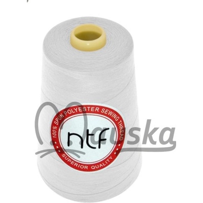 Overlockové nitě NTF 5000y #2 bílá – Zboží Dáma