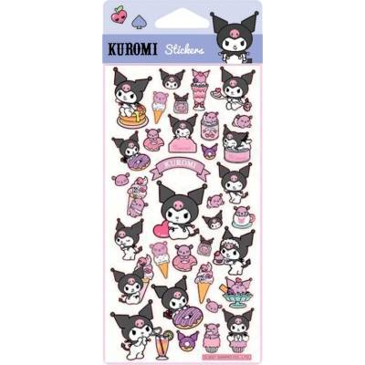 Vypuklé nálepky puffy Kuromi Cool Pack