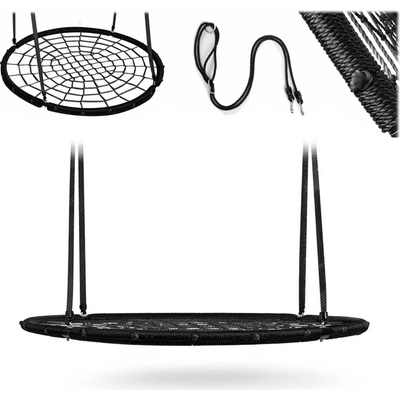 Neo-Sport Záhradná hojdačka NS-104 120cm čierna