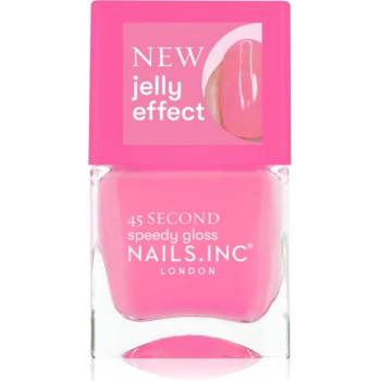 Nails Inc. Nails Inc. 45 Second Speedy Gloss бързозасъхващ лак за нокти цвят Isabella 14ml