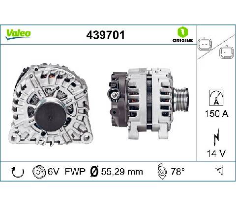 Alternátor VALEO 439701
