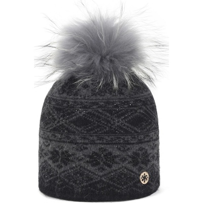 Granadilla Bloom Fur černá