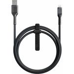 Nomad Здрав кевларен кабел за устройства с Lightning порт (150 см) - Nomad Kevlar USB-A to Lightning Cable (черен) (NM01911010)