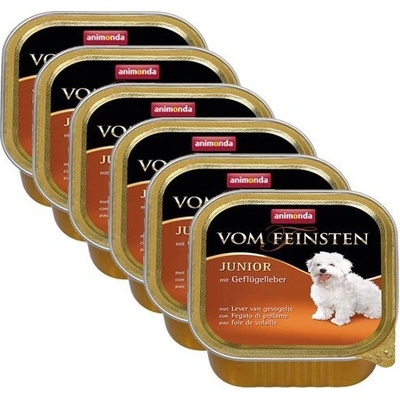 Animonda Vom Feinsten Junior Dog drůbeží játra 6 x 150 g