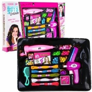 Ramiz Childrens Hair & Bracelet Bead Set 5+ Braiding Threading Razors + Accessories