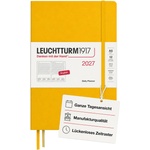 Leuchtturm1917 Daily Calendar 2027 Medium (A5) - English, Sunflower, 145 x 210 mm, January-December (12 months), 1 page per day, hourly grid 7: 00-22: 00, hardcover, 80 g/m2 paper - 400327 (400327)