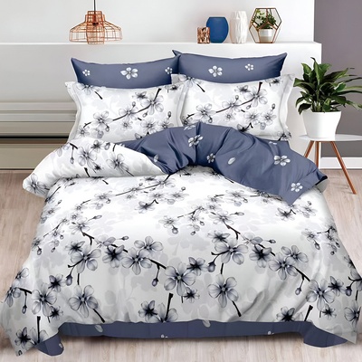 EmonaMall Двулицев спален комплект с два горни плика EmonaMall, 7 части - Модел S19040 (S19040)