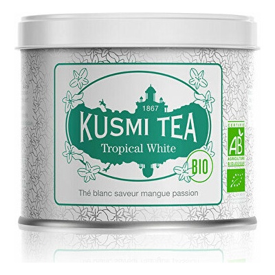 Kusmi Tea Sypaný Bio organický biely čaj Tropical White 90 g
