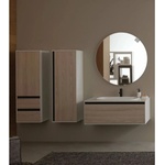 Kolpa San Висок стенен шкаф с врата KolpaSan Pandora MDF дърво 130x45 см (514310)