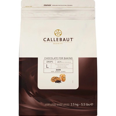 Callebaut Čokoláda hořká 48% 2,5 kg