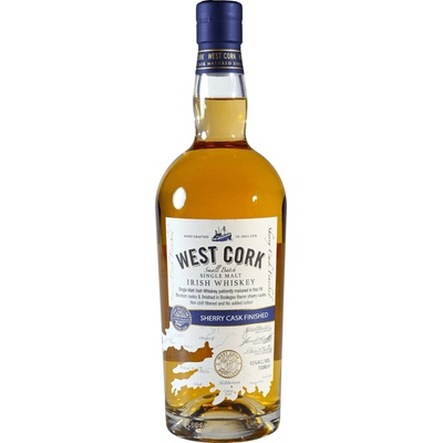 West Cork Single Malt Sherry Cask Finish 12y 43% 0,7 l (holá láhev)