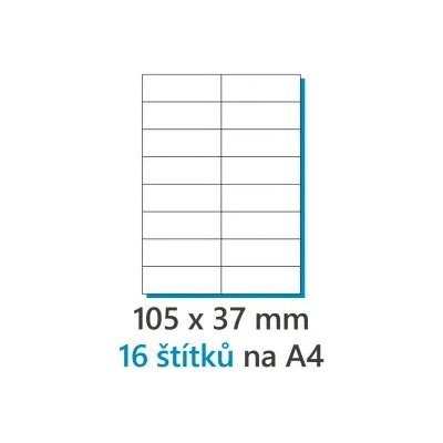 Etikety univerzálne 297x420mm Agipa A3 100 hárkov