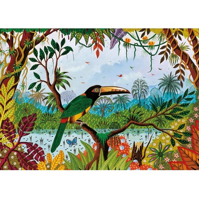 Pieces & Peace - Puzzle Araçari à Collier - 1 500 piese