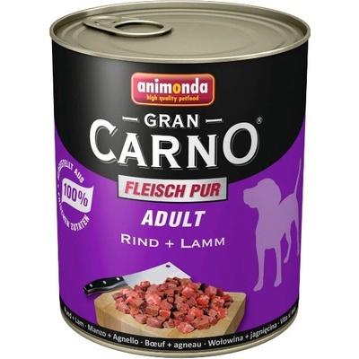 Animonda Gran Carno Adult hovězí & jehněčí 800 g