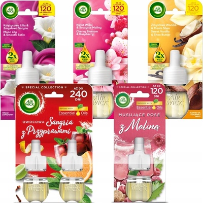 Air Wick NÁPLNĚ DO ELEKTRICKÉHO OSVĚŽOVAČE VZDUCHU SADA MIX 6 x 19 ml