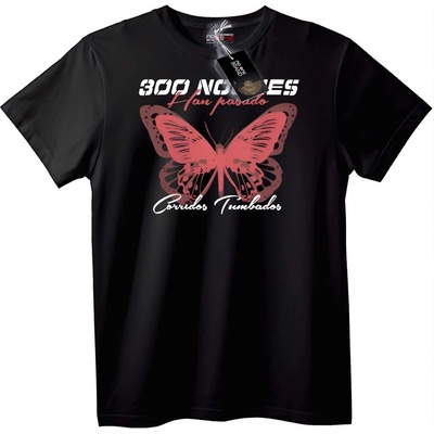 NOONEBRAND Тениска 300 Нощи с пеперуда - 2XL, White