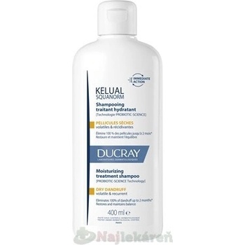 DUCRAY Kelual Squanorm Šampon suché lupy 400 ml
